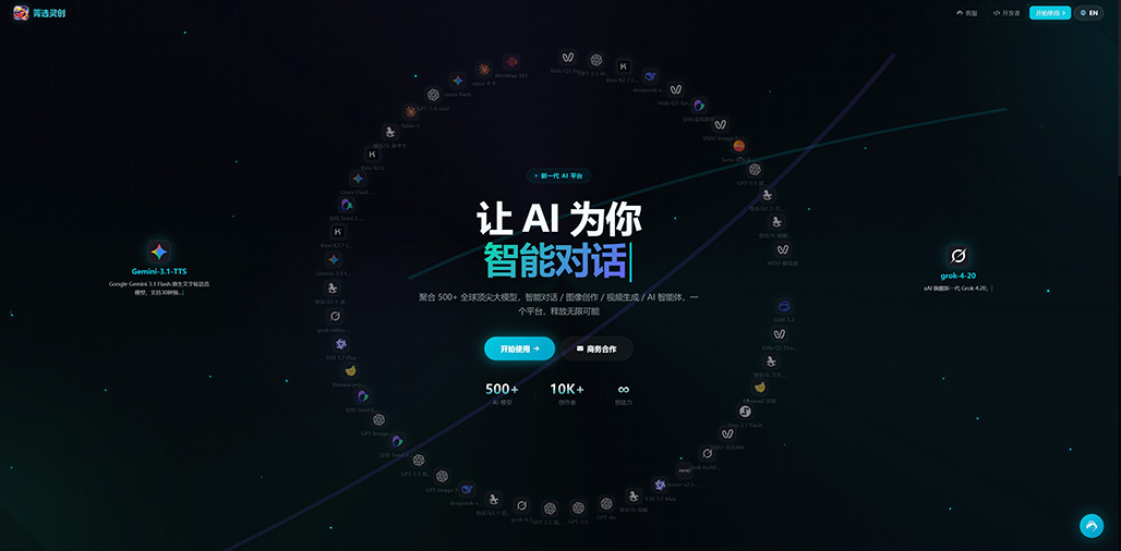 AIGC创作平台场景展示